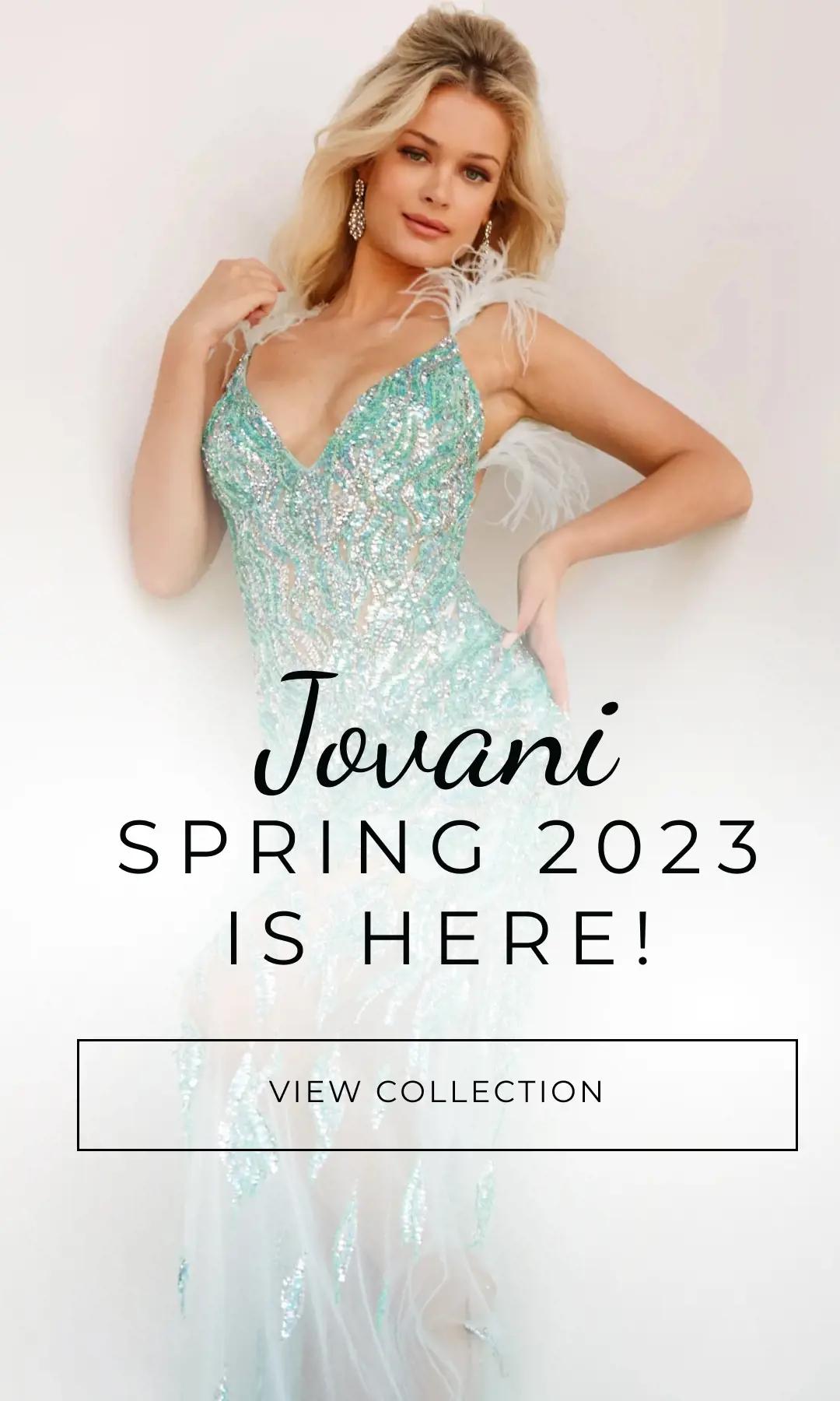Models wearing Jovani Dresses