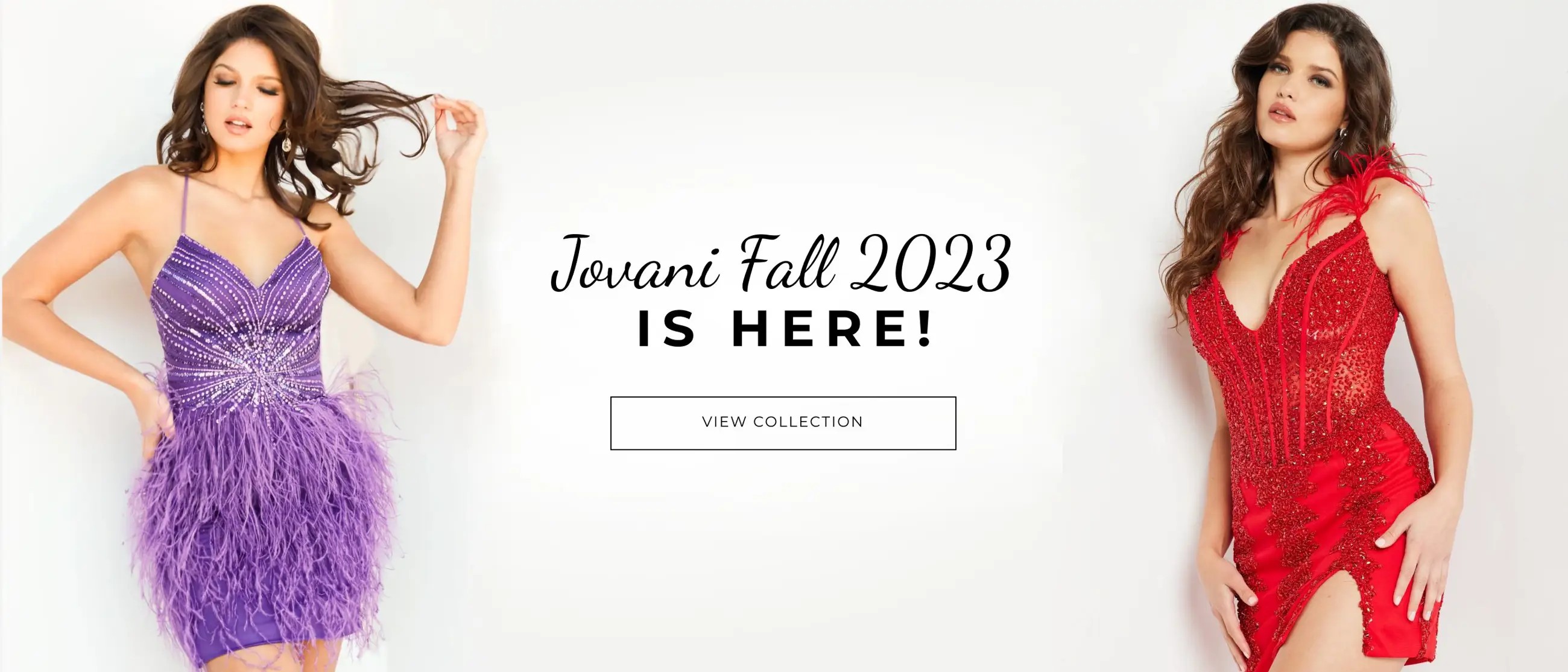 Jovani Fall 2023 Banner for desktop